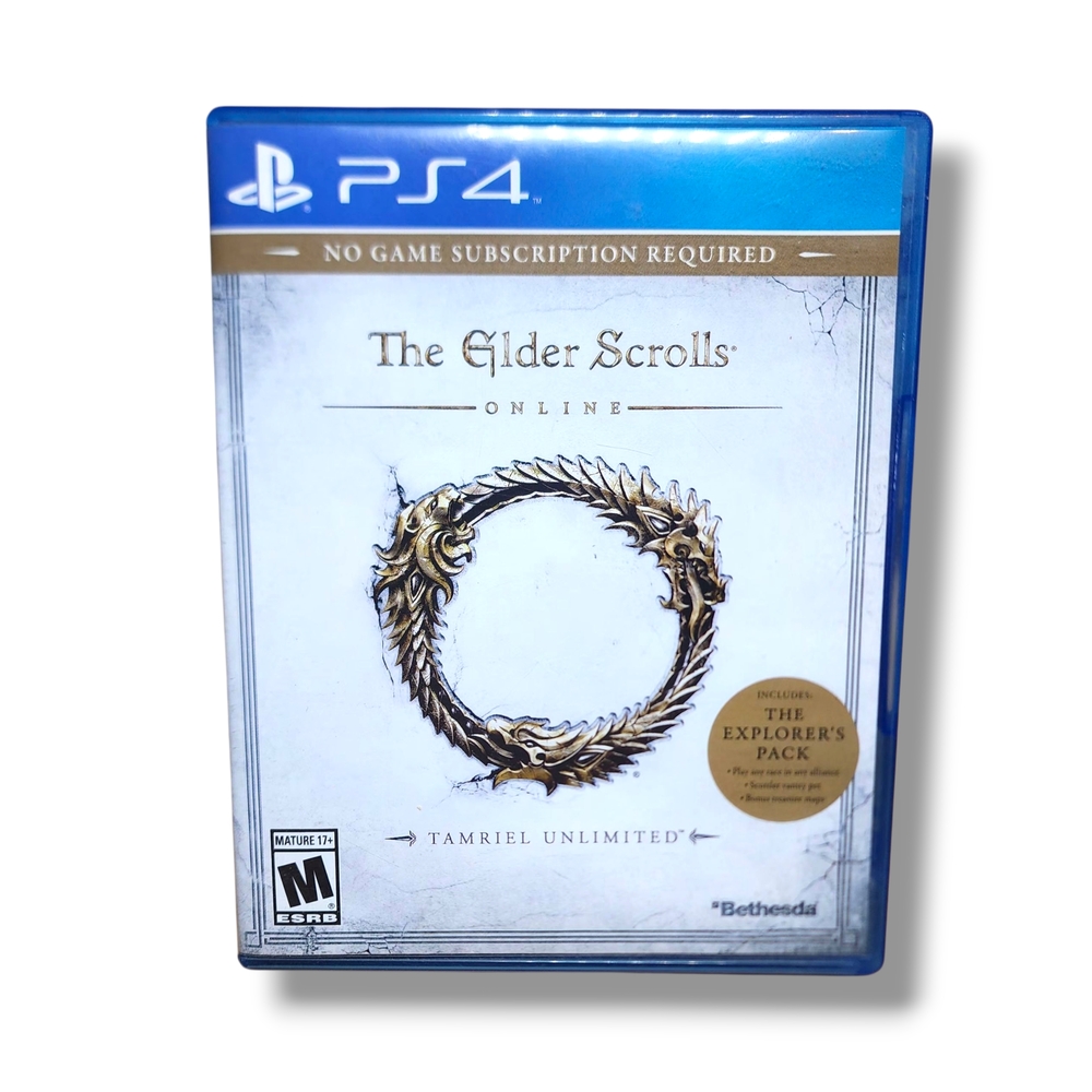 Sony PS4 The Elder Scrolls Online: Tamriel Unlimited - Blue and White